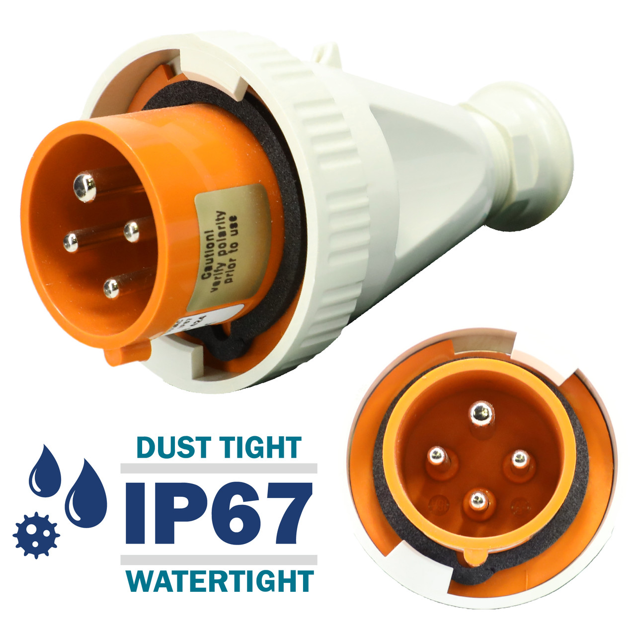 218424 Plug carries an environmental rating of IP67 Watertight