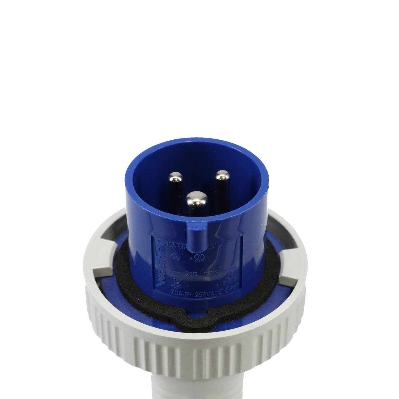 t@k@ Walther Electric 219306 Pin and Sleeve Plug 16/20A 3 Wire