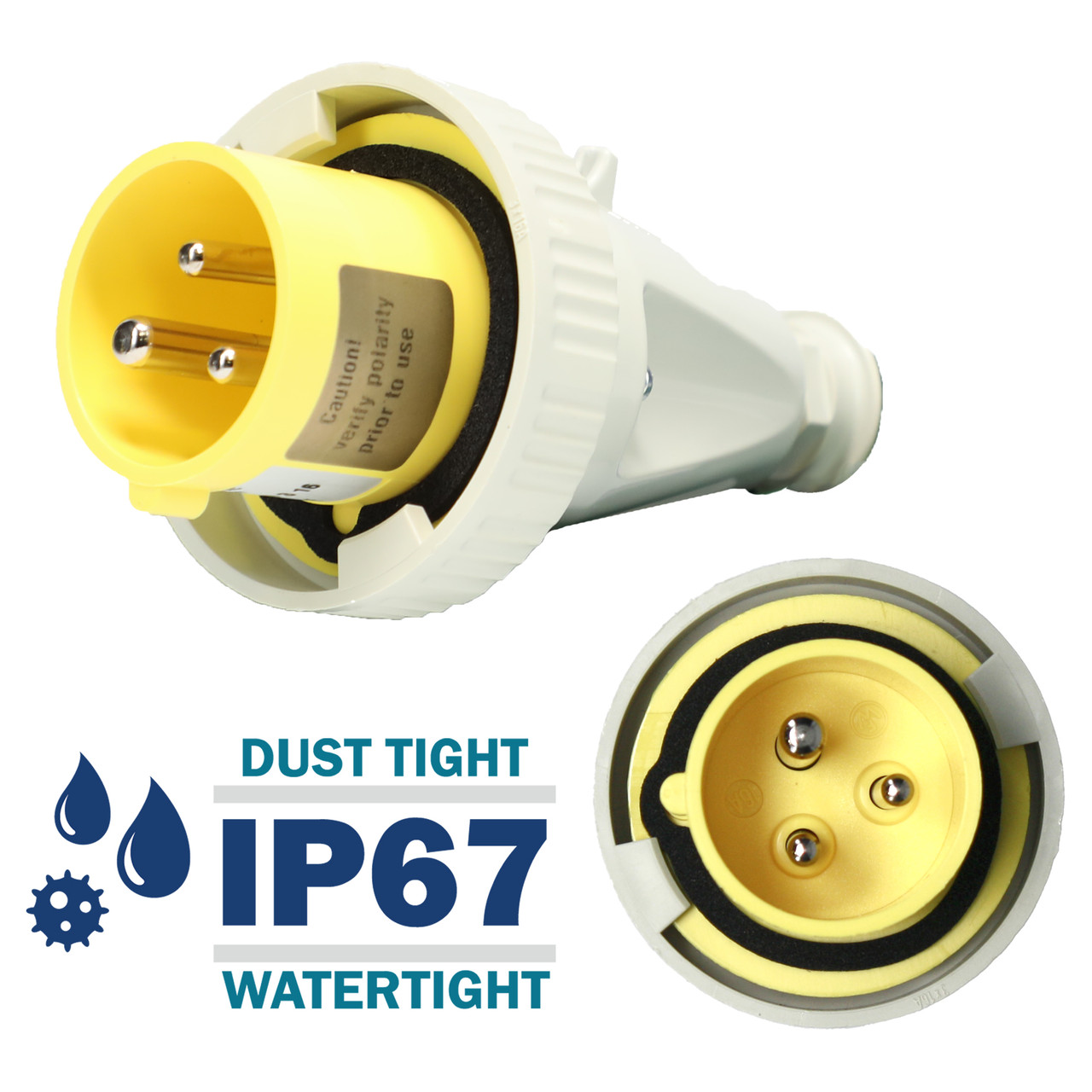 219316 Plug carries an environmental rating of IP67 Watertight