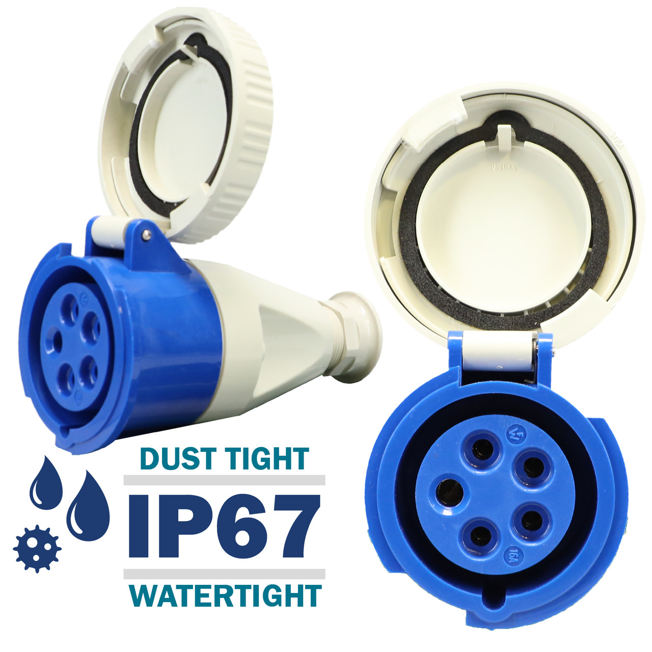 318509 carries an environmental rating of IP67 watertight