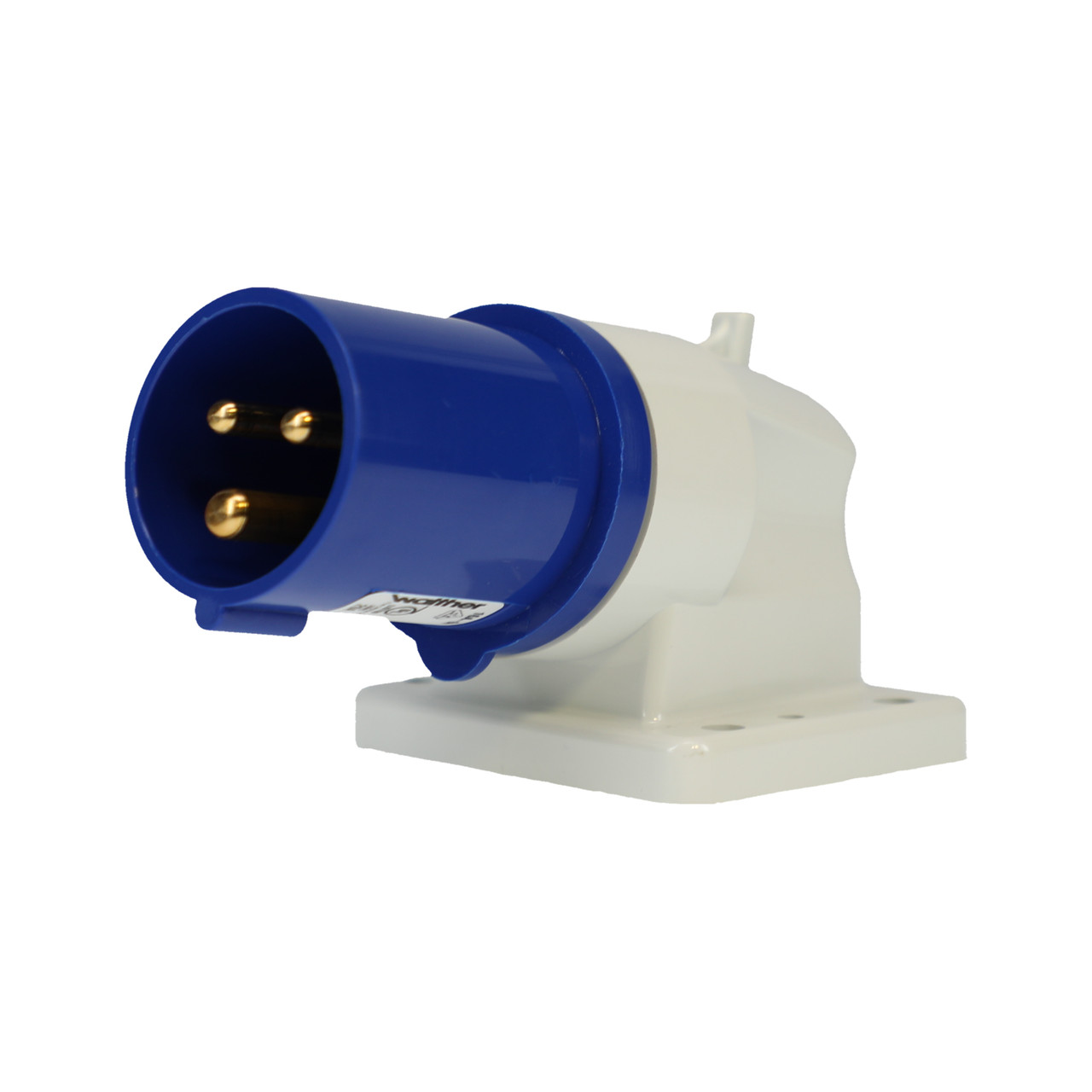 The ＆Surf Plugging 10S DPS Walther Electric 611306 Pin and Sleeve Inlet 16/20A 3 Wire 230/250