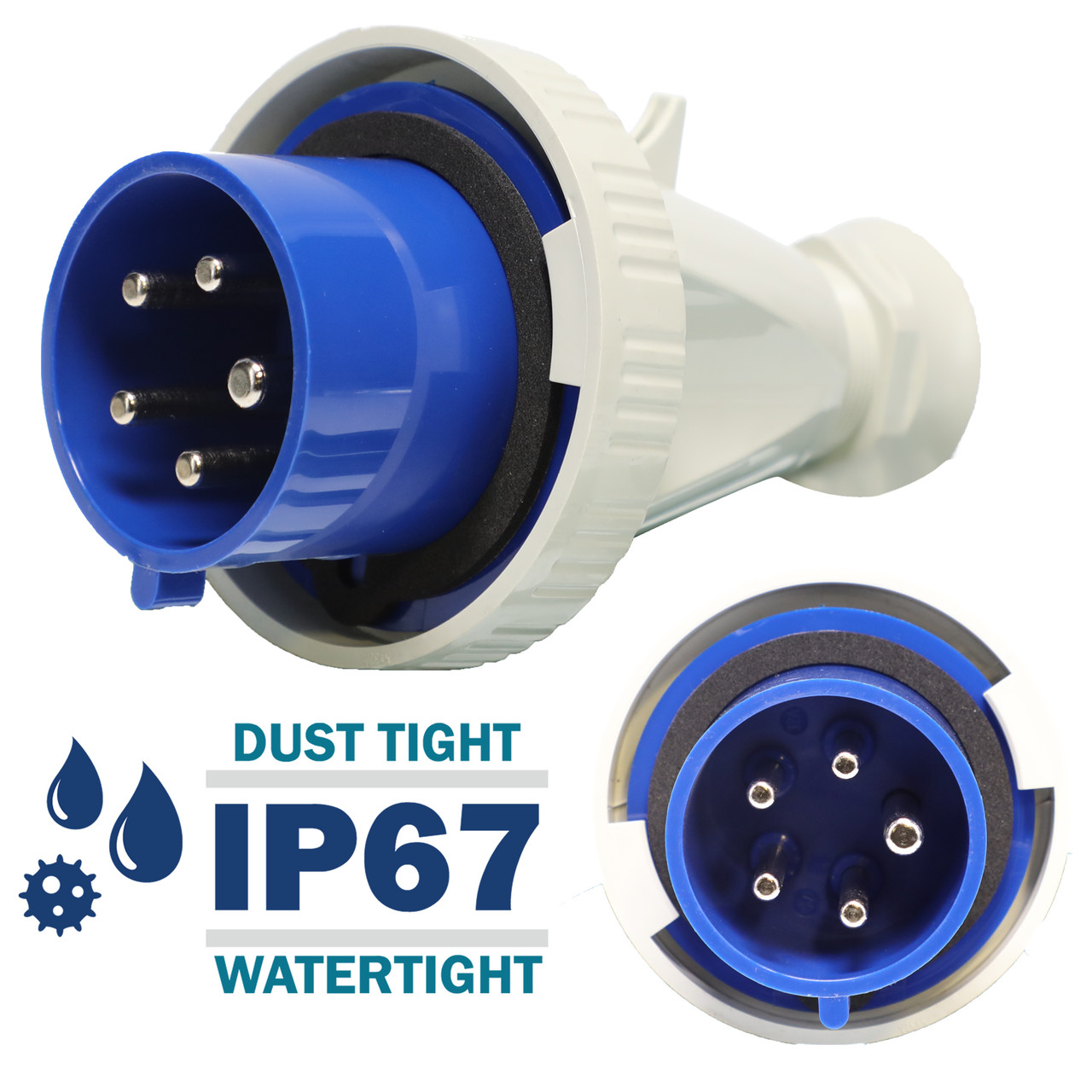 238509 Plug carries an environmental rating of IP67 Watertight