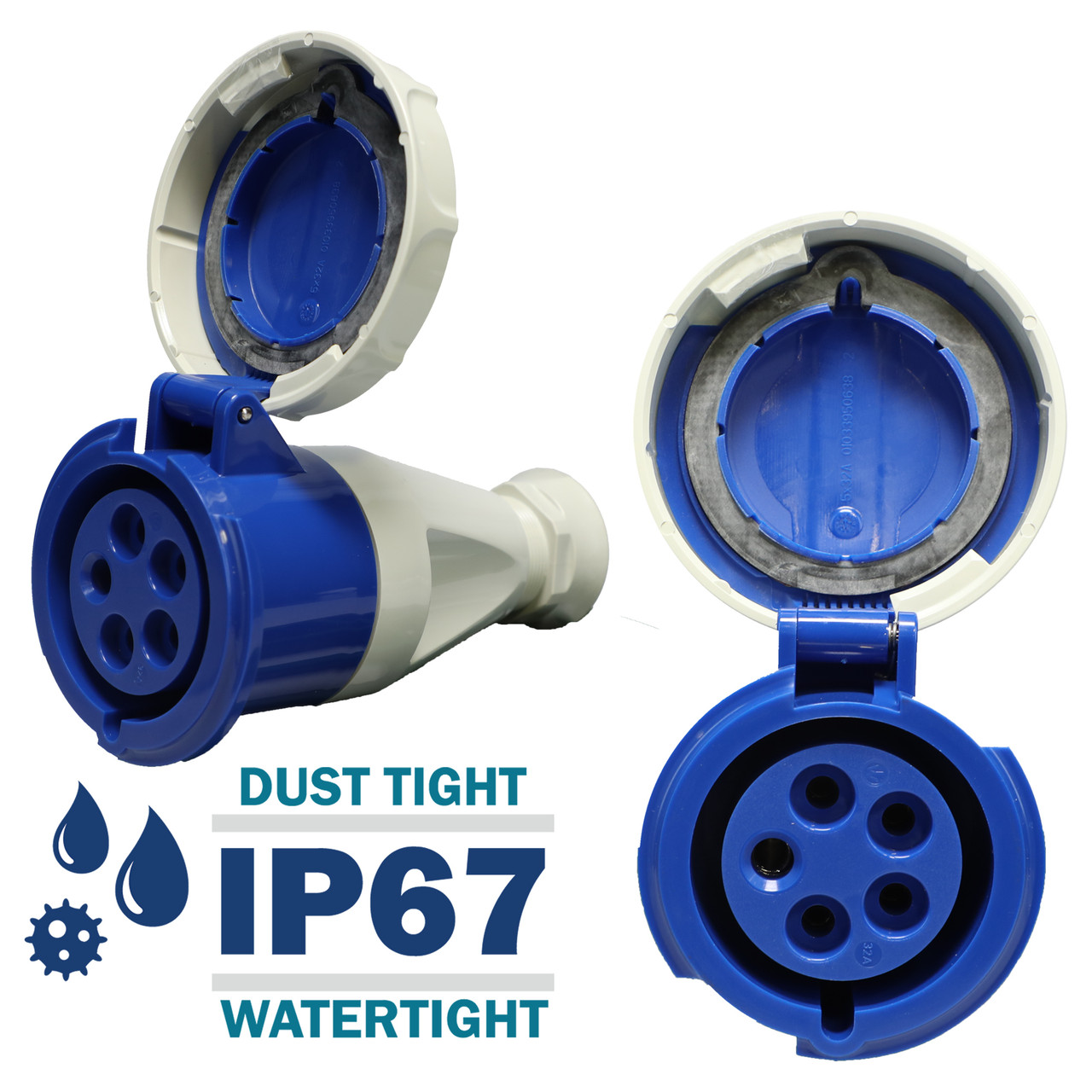 338509 Connector carries an environmental rating of IP67 Watertight