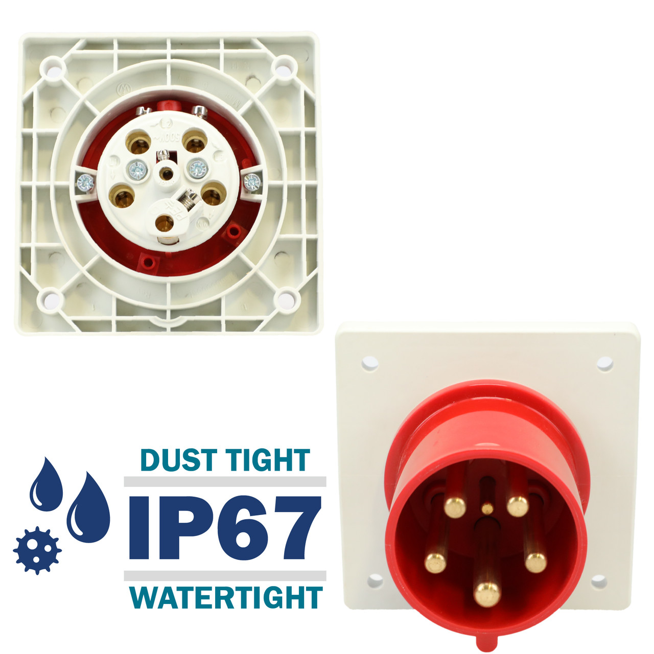 665 Inlet carries an environmental rating of IP67 Watertight