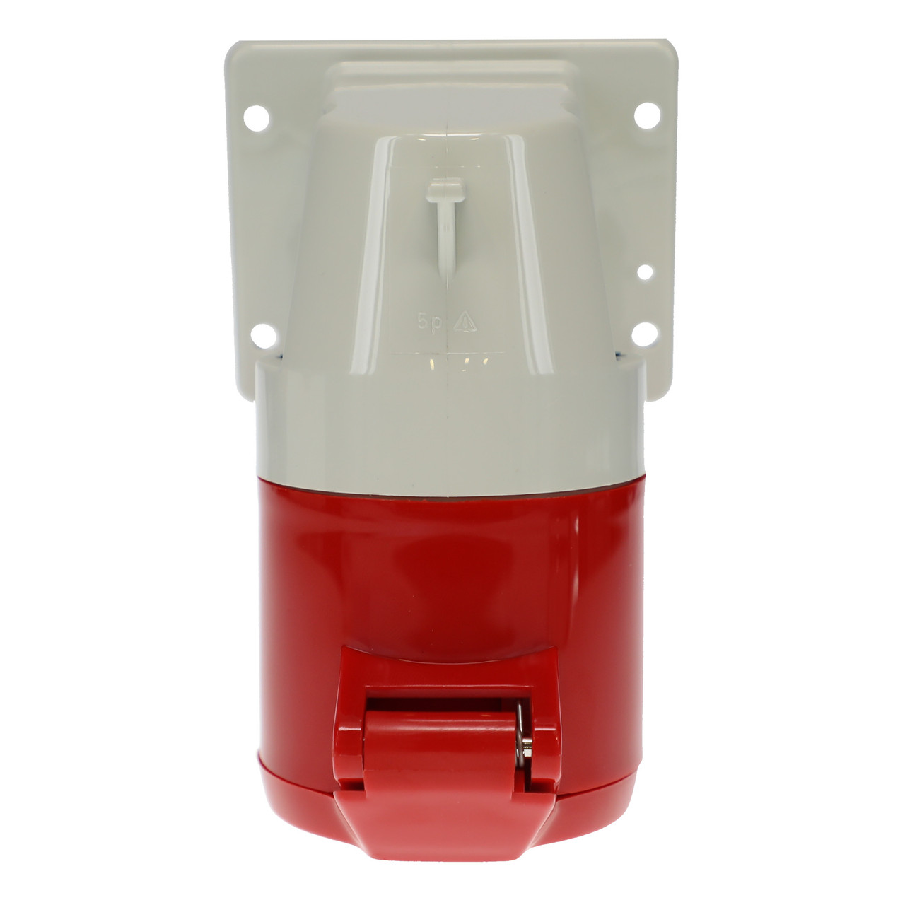 Walther Electric 534 Pin and Sleeve Receptacles 32A 5 Wire 400 VAC  6Hr  IP44 Splashproof - Industrial Grade IEC (Red)