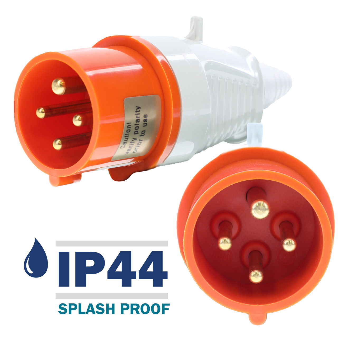 LSA➕NC❷ Walther Electric 210424 Pin and Sleeve Plug 20A 4 Wire 125/250 VAC