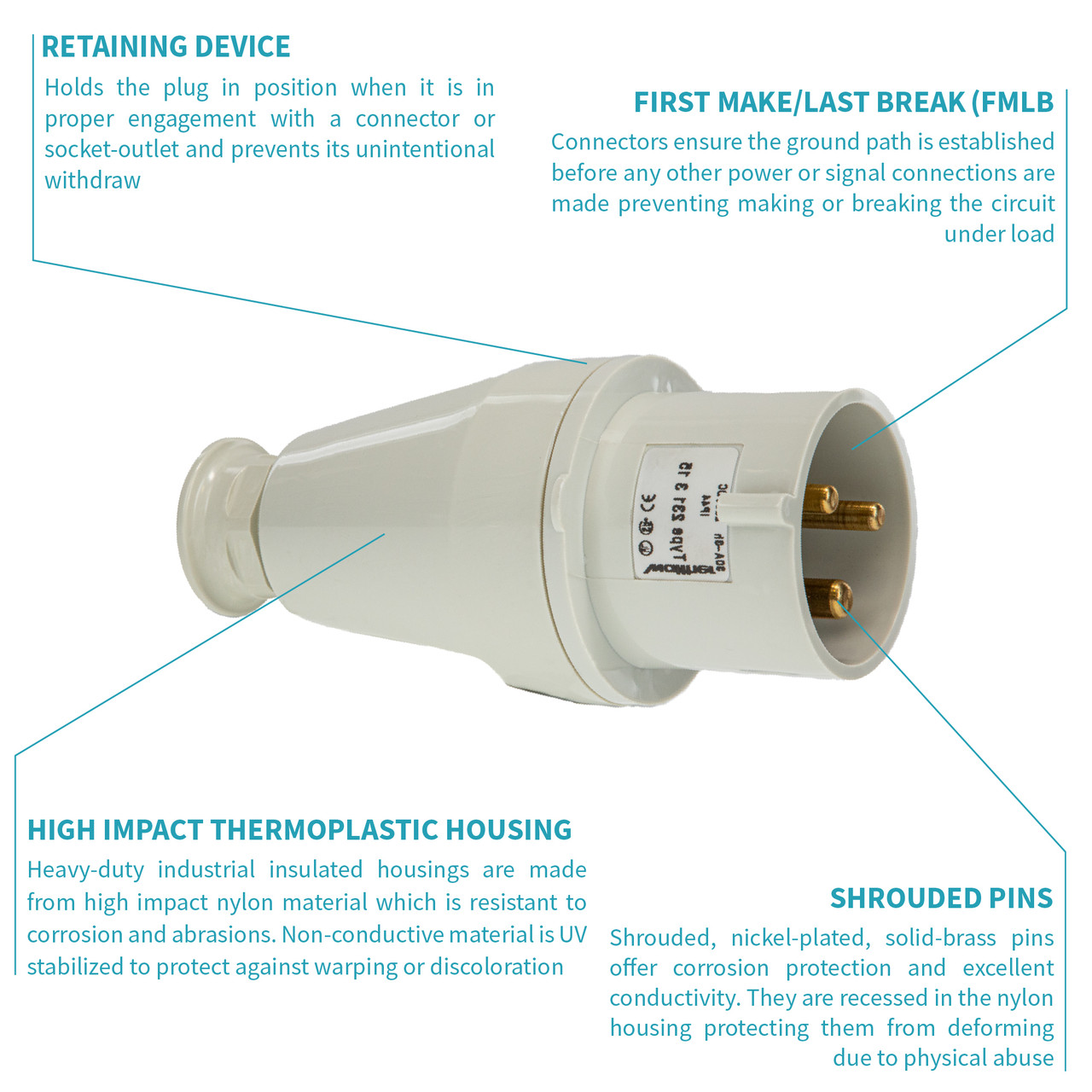 Walther Electric 231315 Plug features