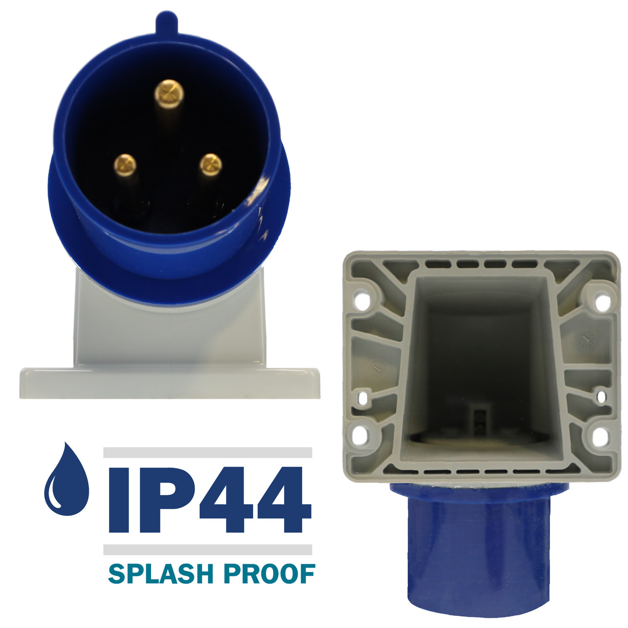 631306 Inlet carries an environmental rating of IP44 Splashproof