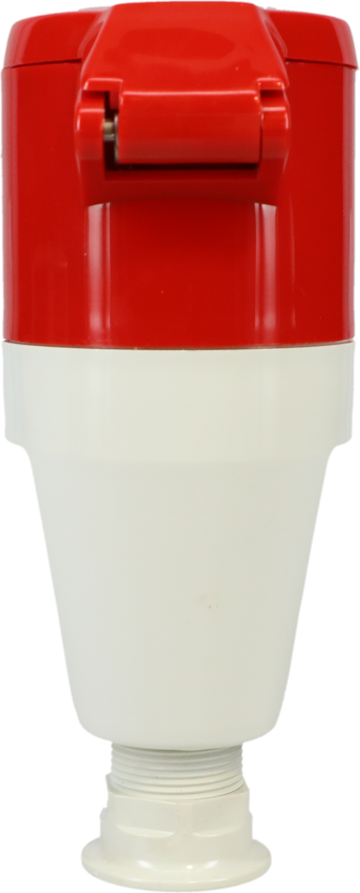 Walther Electric 331511 Pin and Sleeve Connector 32A 5 Wire 440 VAC 11Hr IP44 Splashproof - 530C1 Industrial Grade IEC (Red)