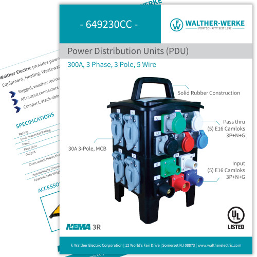 Walther Electric 649230cc Power Distribution Unit (PDU)