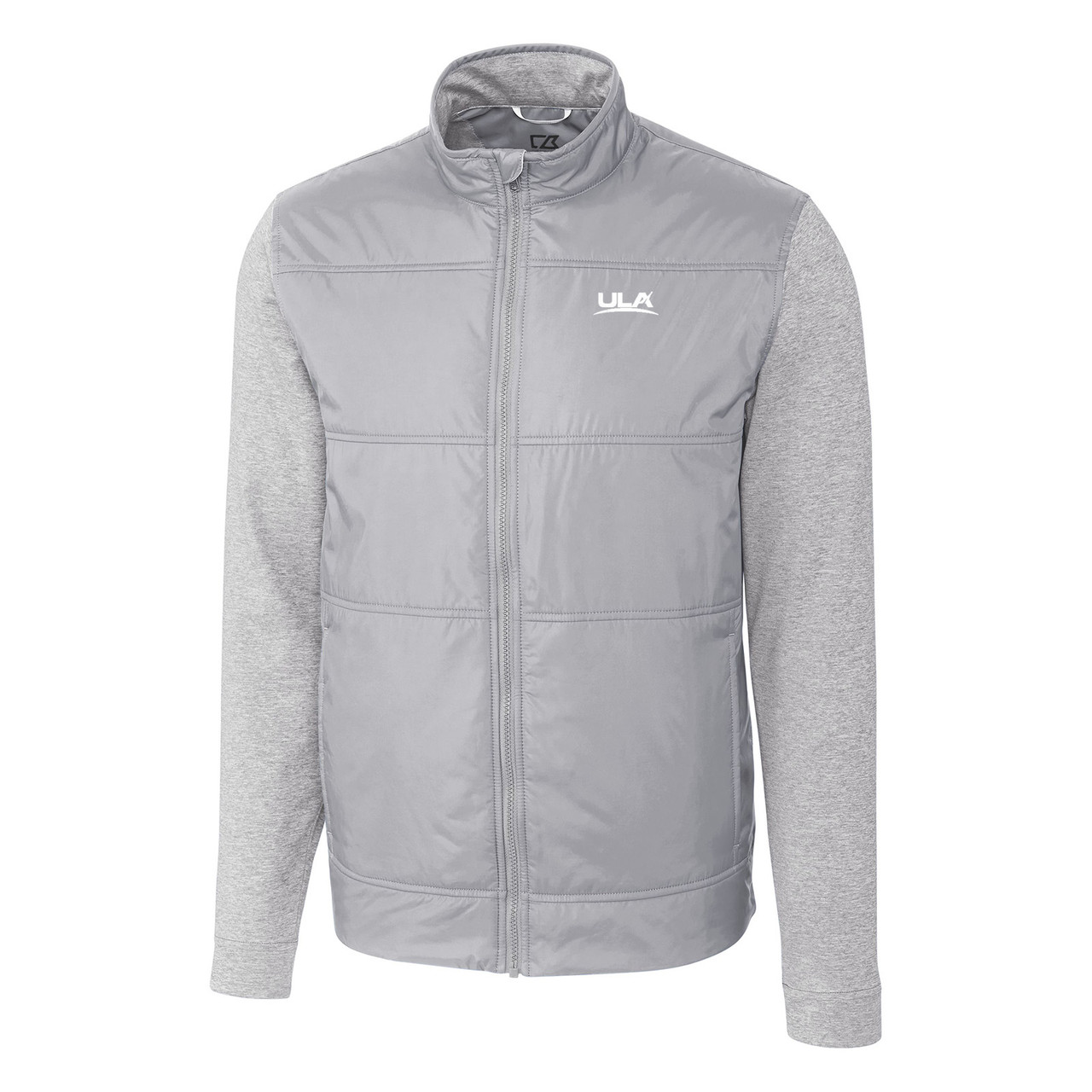 Cutter & Buck Stealth Hybrid Quilted Mens Full Zip Windbreaker Jacket