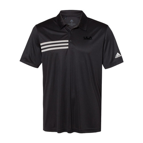 Men's Heathered Adidas 3-Stripes Chest Polo