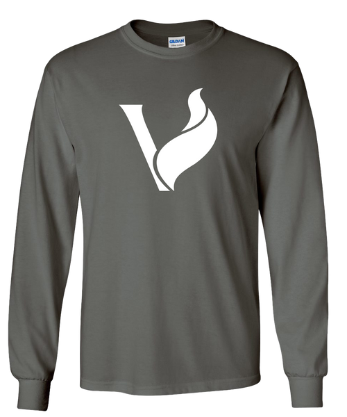 ★送料・関税込★WOOALONG★Track logo cotton contrast T-shirt Vulcan Long Sleeve Ultra Cotton T-Shirt - White Logo