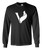 Vulcan Long Sleeve Ultra Cotton T-Shirt - White Logo