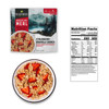 ReadyWise Outdoor Adventure Hunting Bucket, ready-to-eat Strawberry Granola Crunch meal with strawberries and granola in a bowl.