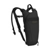 Camelbak ThermoBak Mil Spec Crux (3L/100oz) backpack, black hydration pack with adjustable straps and front zippered pocket.