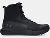 Under Armour Charged Valsetz Tactical Boot, black high-performance military-style tactical boot with durable construction and grip sole.