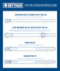 Dutyman 2-1/4" High-Gloss Leather Sam Browne 2-Row Stitch Duty Belt with Silver or Gold Buckle