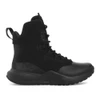 Under Armour Men's Stellar Tactical Boots, black high-top tactical boots with breathable mesh upper and cushioned sole for durability and comfort.