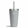 28 oz All Around Tumbler with Straw Lid - Gray
