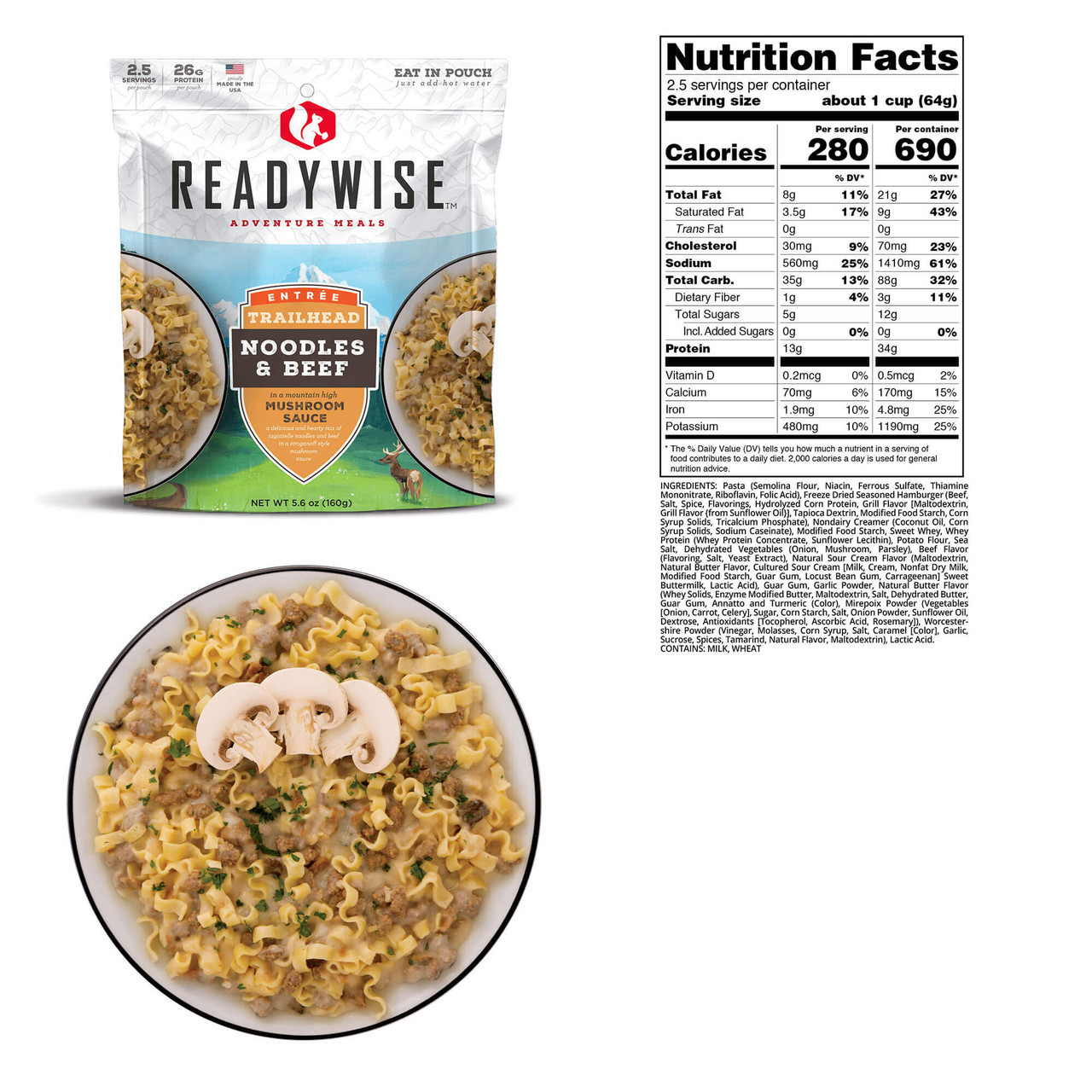 6 Pack Case Trailhead Noodles & Beef