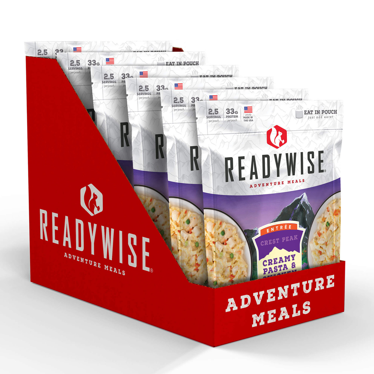 6 Pack Case Crest Peak Creamy Pasta & Chicken