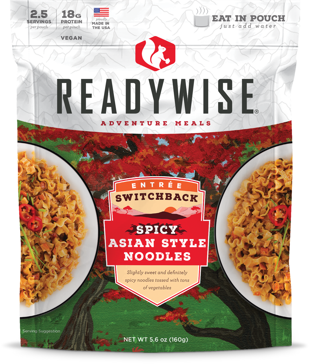 6 Pack Case Switchback Spicy Asian Style Noodles