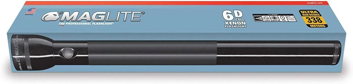 6 D-cell Heavy-duty Flashlight In Display Box