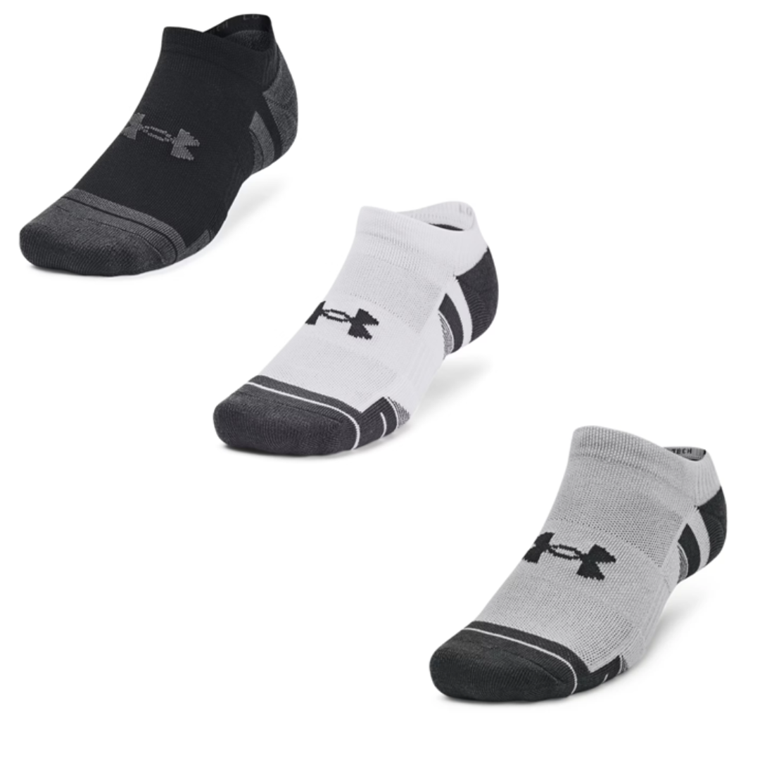 Under Armour Performance Tech 3-Pack Unisex No Show Socks