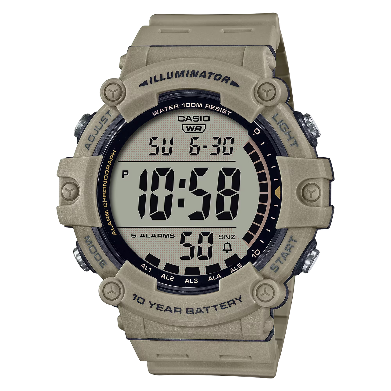 Casio Classic Digital Watch w/ 10-Year Battery