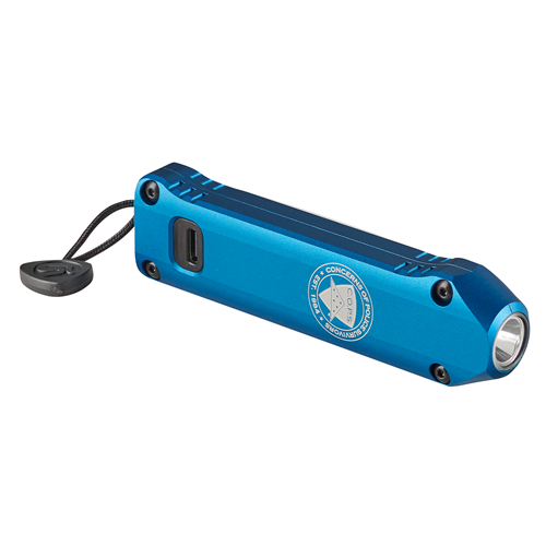 C.O.P.S. Blue Wedge XT Compact Everyday Carry Rechargeable Flashlight