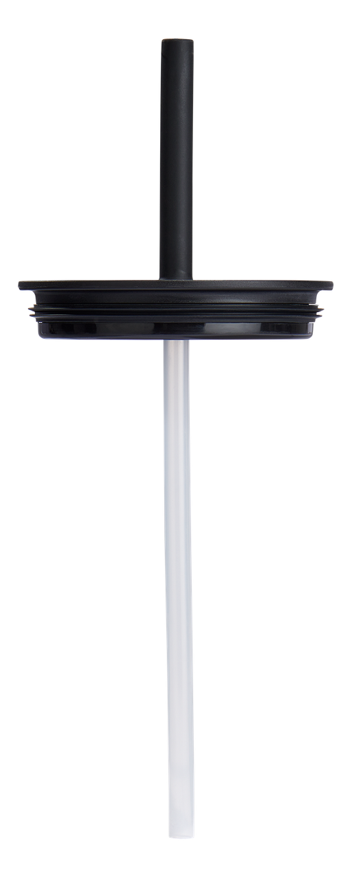 Press-In Straw Lid - Black