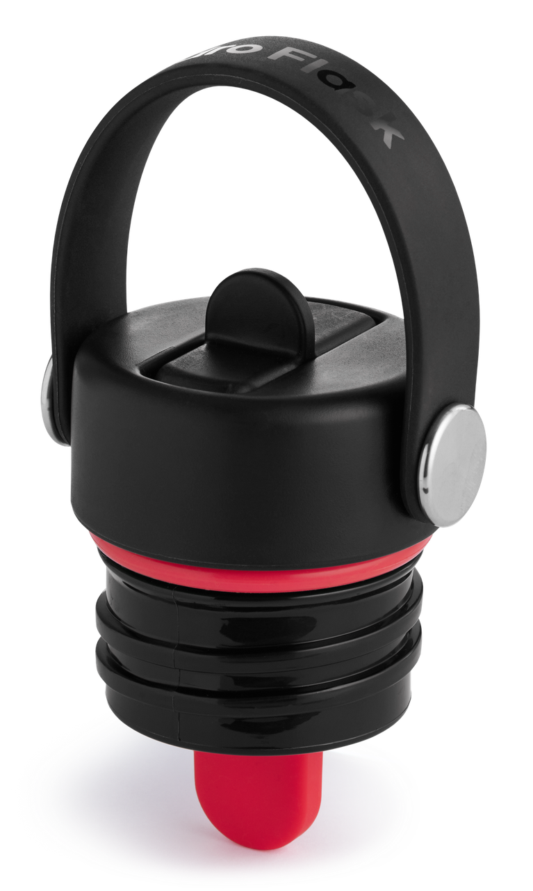 Standard Mouth Flex Straw Cap - Black