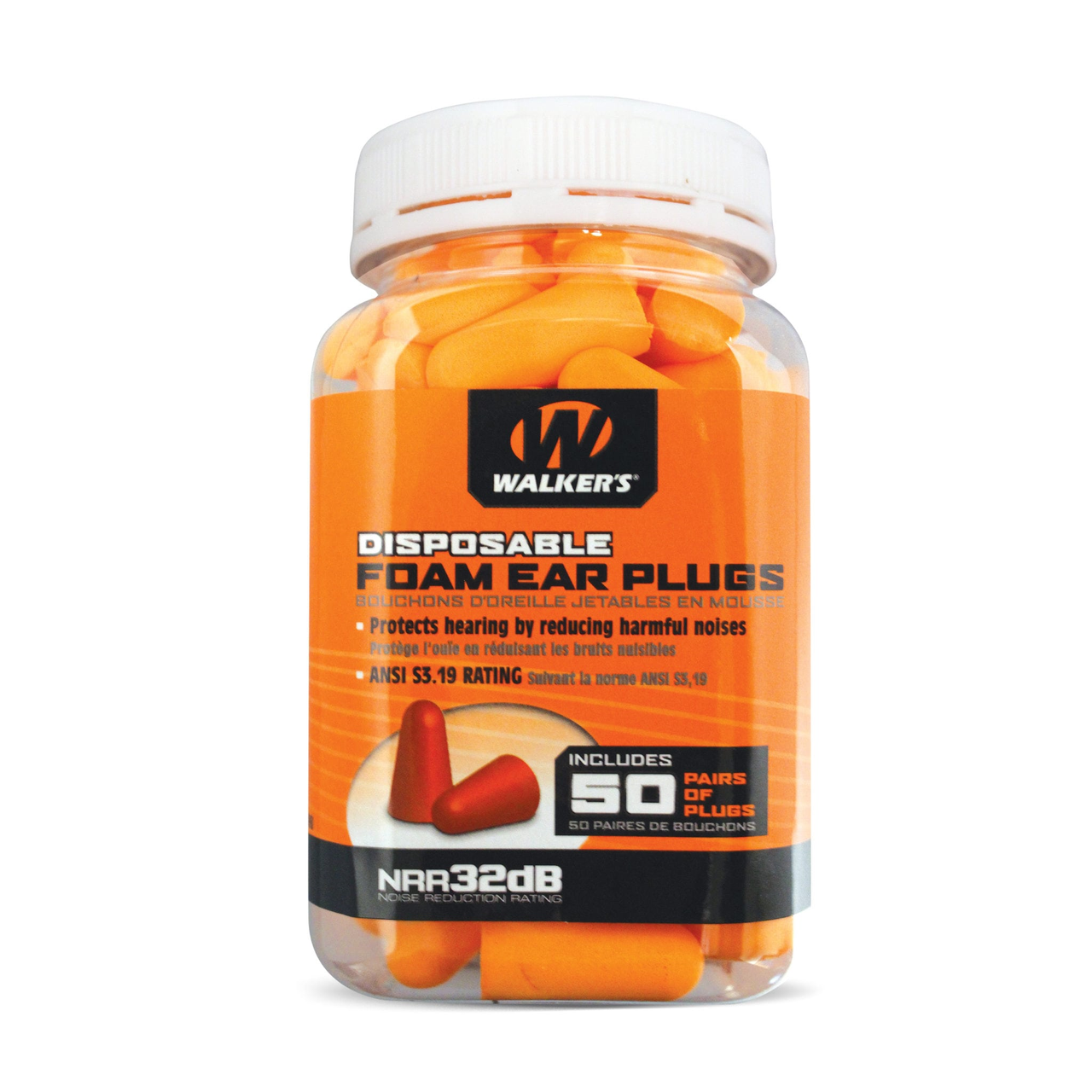 Foam Ear Plug 50Pk Jar