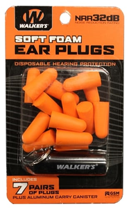 7Pr Neon Org Plug In Blk Alcan