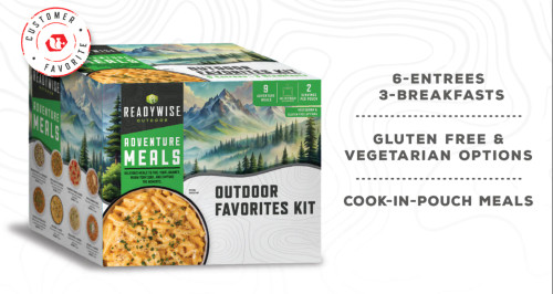 Readywise 9 Pack Outdoor Favorites Kit