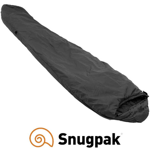 Snugpak Softie Elite 3 Sleeping Bag Black with Right Zipper 14 to 23 Degrees F