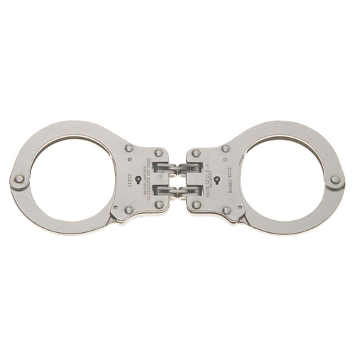 Model 801C Hinged Handcuff - Nickel Finish