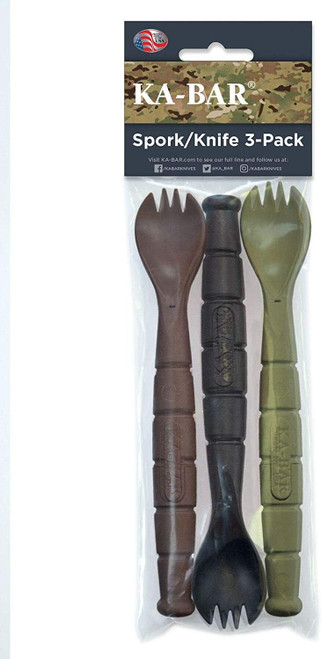 Field Kit Spork/knife-3 Pack