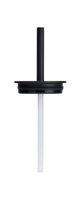 Press-In Straw Lid - Black