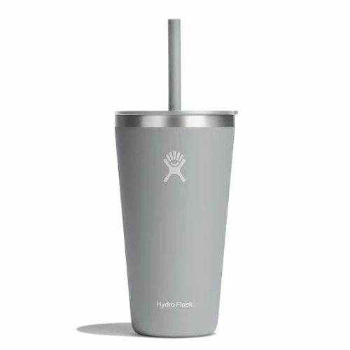 28 oz All Around Tumbler with Straw Lid - Gray