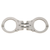 Model 801C Hinged Handcuff - Nickel Finish