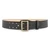 2-1/4"" Basketweave Leather Sam Brown 2 Row Stitch Duty Belt with Nickel Buckle