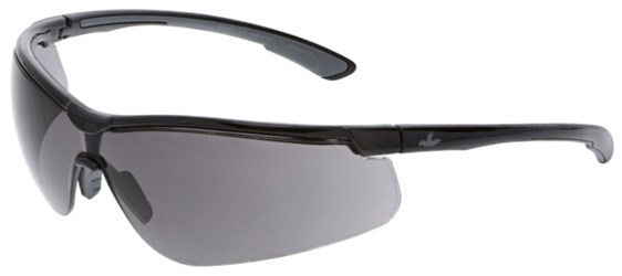 Klondike KD7 Safety Glasses Black/gray, Gray UV-AF