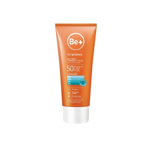 Be proteCCión solar gel crema SPF 50+ rostro y 100 mL