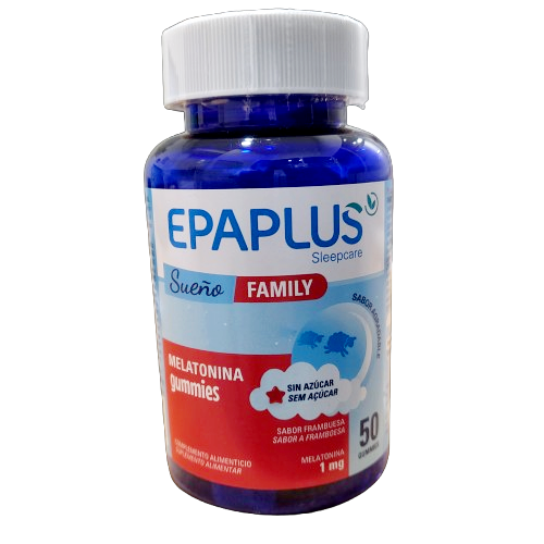 Epaplus sleepcare melatonina family 50 gummies