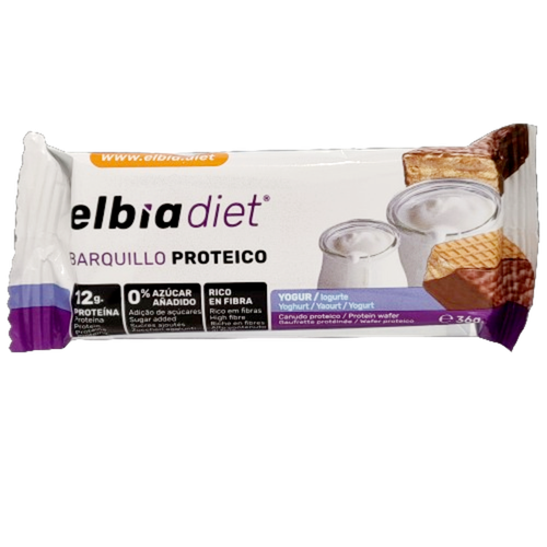 Elbia Diet barquillo sabor yogur. 1 unidad