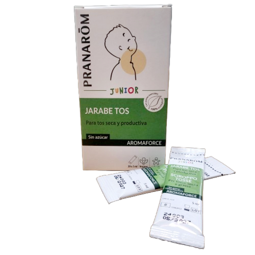 Aromaforce Junior jarabe tos 20 sobres 5 ml