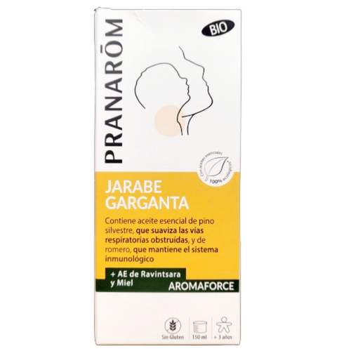 Jarabe Bio Garganta Aromaforce Pranarom150 mL.