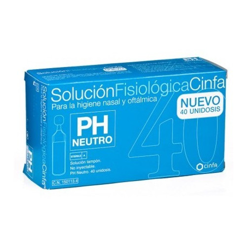 Cinfa solución fisiológica 40 unidosis